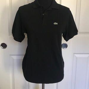 LACOSTE Kids size 16 Black Polo